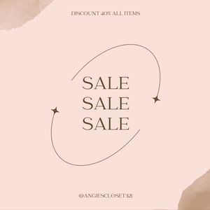 40% OFF EVERYTHING!!!